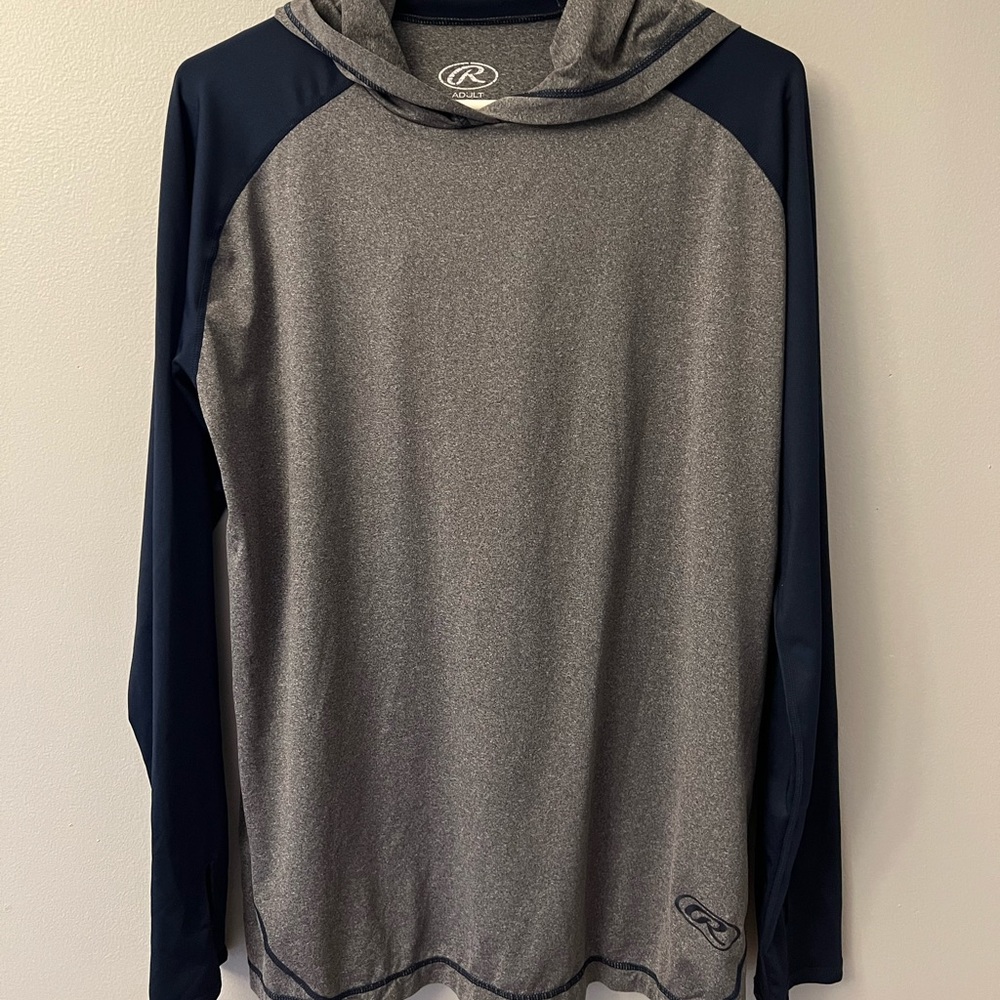 Rawlings Jersey Style Long Sleeve with Hood